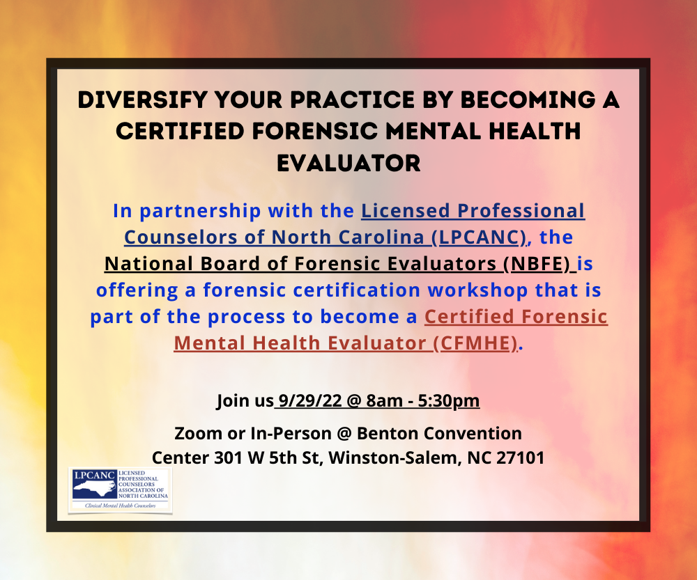 2022 Silver Anniversary Conference Licensed Professional Counselors